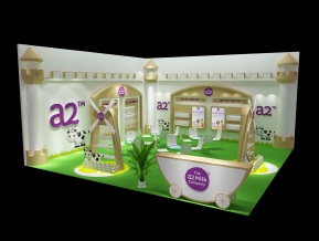 A2奶粉展览模型