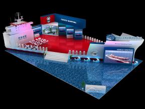 远洋海运展览展示模型