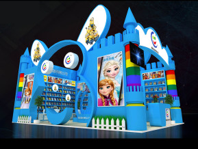 童趣城堡展台模型
