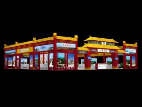 北京旅游局展览模型