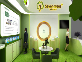 Seven trees展览模型