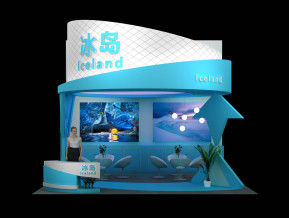冰岛展览模型