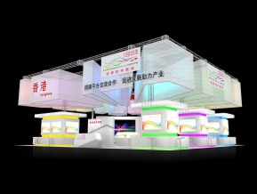 香港展台模型