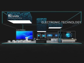 海思通讯电子科技展览模型