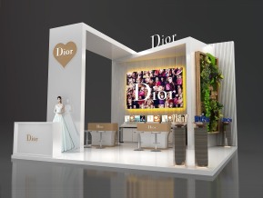 Dior迪奥美博会展台模型