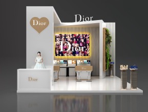 Dior迪奥美博会展台模型