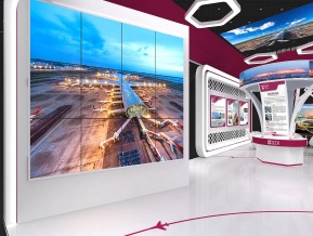 宝安国际机场物流展展台模型