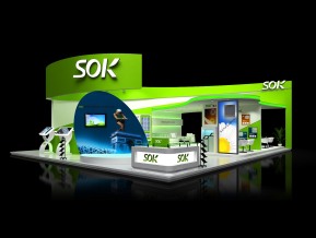 SOK展台模型