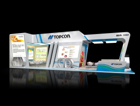 TOPCON展台模型