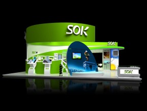 SOK展台模型