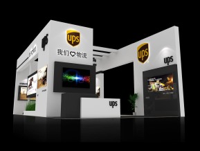 UPS展台模型