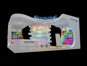 AKzoNobel展台模型