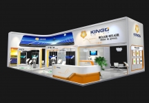 KING光伏展台模型图片