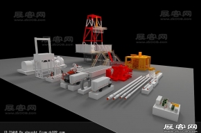 石油展机械模型