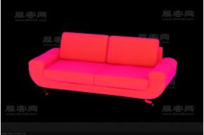 漂亮的红沙发