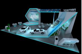 Diret 汽车车展展位3D模型