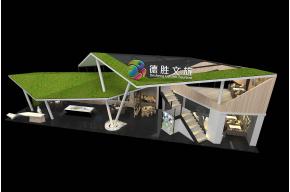 德胜文旅展台3D模型效果图