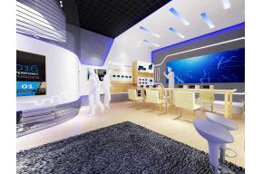 现代电子科技类展厅3d模型