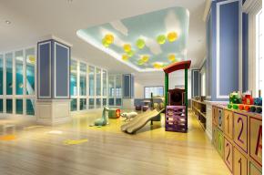 游乐场幼儿园3D模型效果图