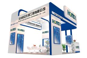 北京豪迈生物工程展台模型图片