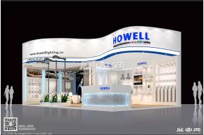 HOWELL照明展台模型图片