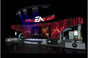 EA展台3D模型效果图