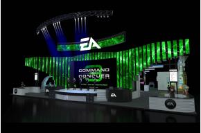 EA展台3D模型效果图