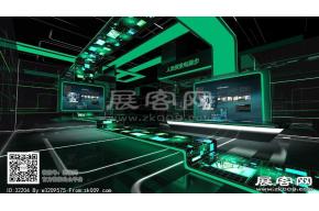 北京电力科技展厅模型效果图
