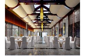 新中式宴会厅3D模型图片