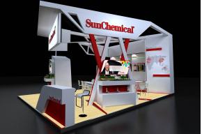 美国SunChemical公司展台3D模型