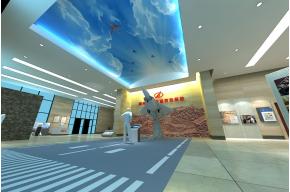 国防交通展厅3D模型效果图