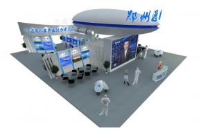郑州通用航空展台模型图片