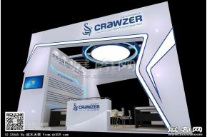 CRAWZER音响展台模型图片