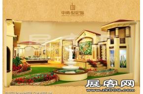 中南新房产展览模型图片