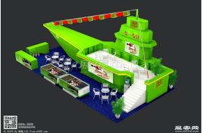 鸿津食品航母展览模型图片