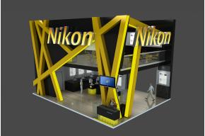 NIKON饮料展台模型图片