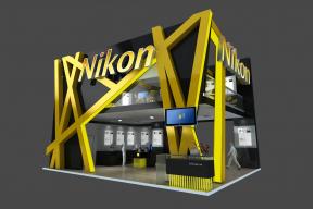 NIKON饮料展台模型图片