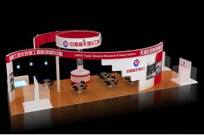 中海油天津化工展览模型
