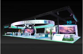 Hisense海信通信通讯展展台模型