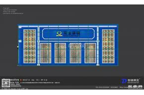 双龙玻璃展览模型