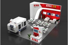 KIWA机械展台模型