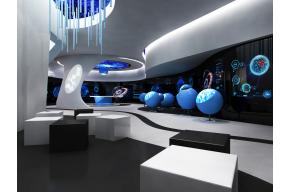科技航空展厅3d模型