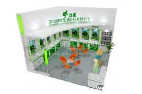 绿蛙展览模型