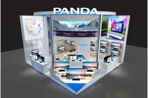 熊猫122届方案展台模型